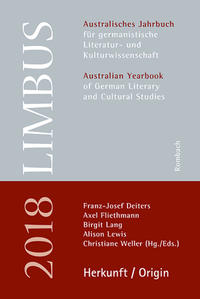 Vorderes Coverbild Limbus – Australisches Jahrbuch für germanistische Literatur- und Kulturwissenschaft, Band 11 (2018): Herkunft / Origin