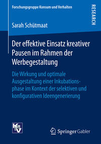 Vorderes Coverbild Der effektive Einsatz kreativer Pausen im Rahmen der Werbegestaltung