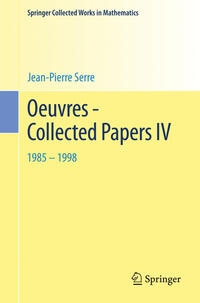 Vorderes Coverbild Oeuvres - Collected Papers IV