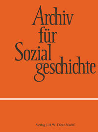 Vorderes Coverbild Archiv für Sozialgeschichte, Band 56 (2016)