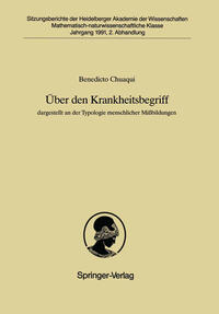 Vorderes Coverbild Über den Krankheitsbegriff