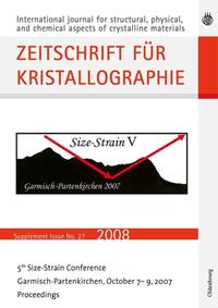 Vorderes Coverbild Fifth Size Strain Conference. Diffraction Analysis of the Microstructure of Materials
