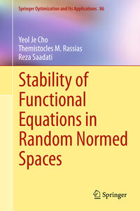 Vorderes Coverbild Stability of Functional Equations in Random Normed Spaces