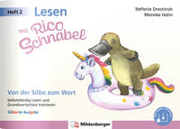 Vorderes Coverbild Lesen mit Rico Schnabel, Heft 2: Von der Silbe zum Wort - silbierte Ausgabe