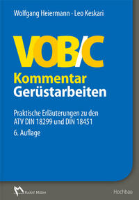 Vorderes Coverbild VOB/C Kommentar – Gerüstarbeiten