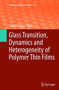 Vorderes Coverbild Glass Transition, Dynamics and Heterogeneity of Polymer Thin Films