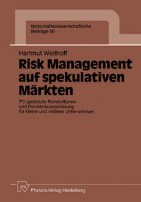 Vorderes Coverbild Risk Management auf spekulativen Märkten
