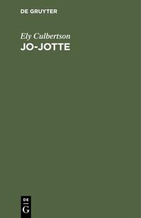 Vorderes Coverbild Jo-Jotte