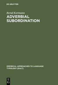 Vorderes Coverbild Adverbial Subordination