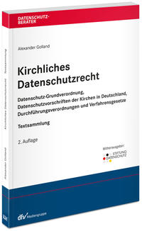 Vorderes Coverbild Kirchliches Datenschutzrecht