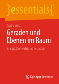 Vorderes Coverbild Geraden und Ebenen im Raum