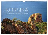 Vorderes Coverbild Korsika – die Perle im Mittelmeer (Wandkalender 2025 DIN A3 quer), CALVENDO Monatskalender