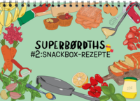 Vorderes Coverbild SUPERBØRDTHS #2: SNACKBOX-REZEPTE