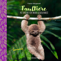 Vorderes Coverbild Geschenkbuch Faultiere