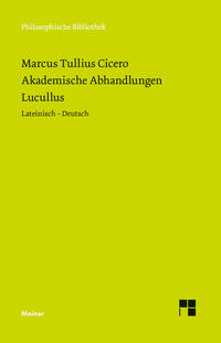 Vorderes Coverbild Akademische Abhandlungen. Lucullus
