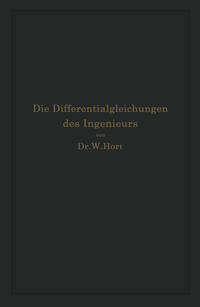 Vorderes Coverbild Die Differentialgleichungen des Ingenieurs