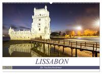 Vorderes Coverbild LISSABON für Nachtschwärmer (Wandkalender 2025 DIN A2 quer), CALVENDO Monatskalender