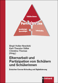Vorderes Coverbild Elternarbeit und Partizipation von Schülern und Schülerinnen