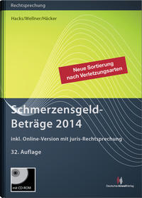 Vorderes Coverbild SchmerzensgeldBeträge 2014 (Buch mit CD-ROM plus Online-Zugang)