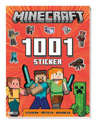 Vorderes Coverbild Minecraft: 1001 Sticker: Stickern – Rätseln – Ausmalen
