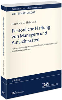 Vorderes Coverbild Persönliche Haftung von Managern und Aufsichtsräten