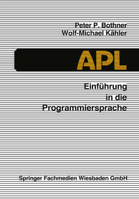Vorderes Coverbild Einführung in die Programmiersprache APL
