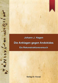 Vorderes Coverbild Die Anklagen gegen Andokides