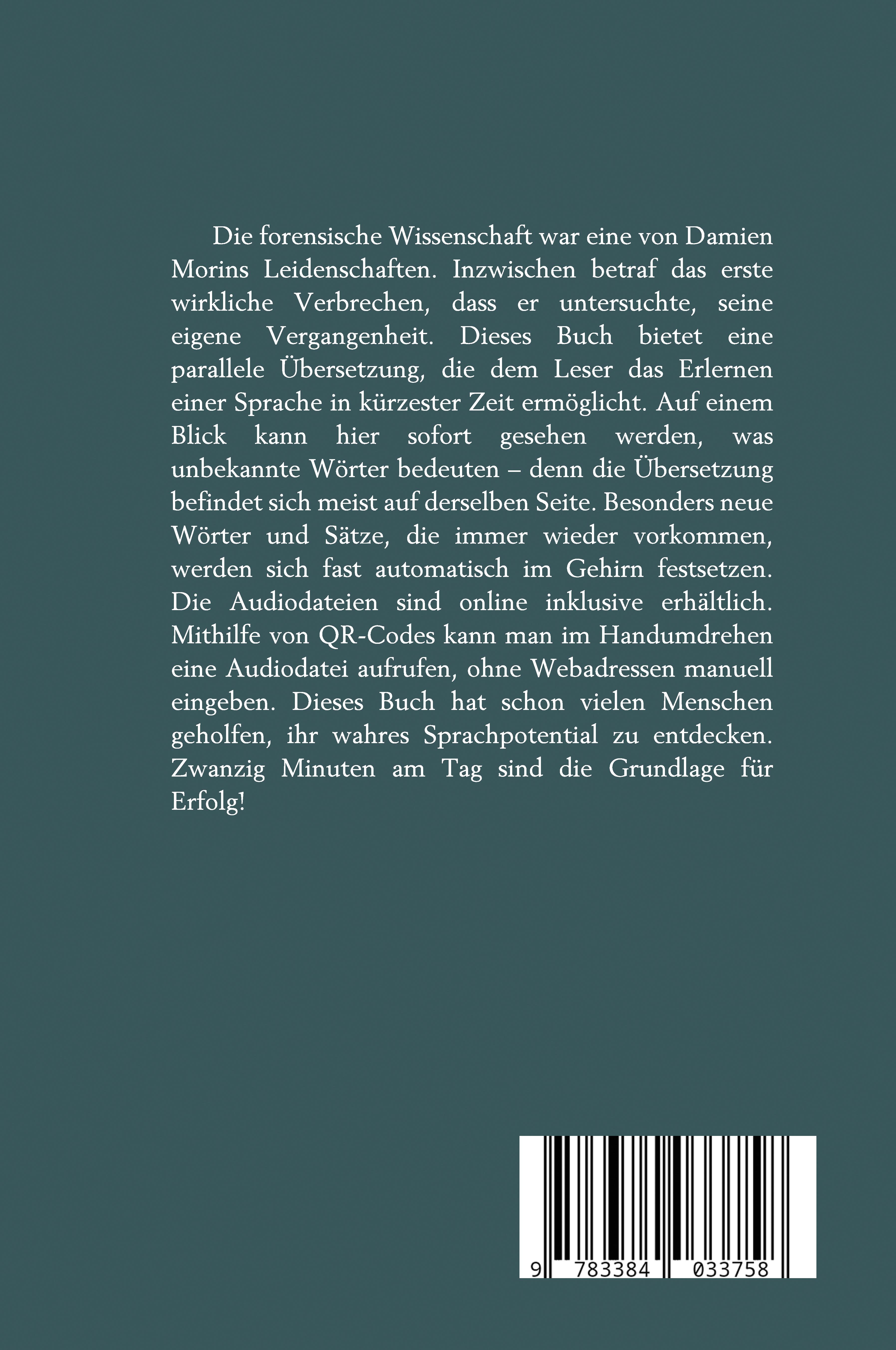 Rückseitencover Englisch Lernen mit Unexpected Circumstance
