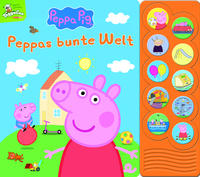Vorderes Coverbild Peppa Pig - Peppas bunte Welt - Interaktives Pappbilderbuch mit 10 lustigen Geräuschen