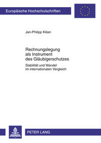 Vorderes Coverbild Rechnungslegung als Instrument des Gläubigerschutzes