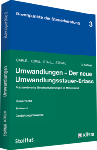 Vorderes Coverbild Umwandlungen - Der neue Umwandlungssteuer-Erlass