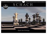 Vorderes Coverbild SCHACH - Spiel der Könige (Wandkalender 2025 DIN A4 quer), CALVENDO Monatskalender