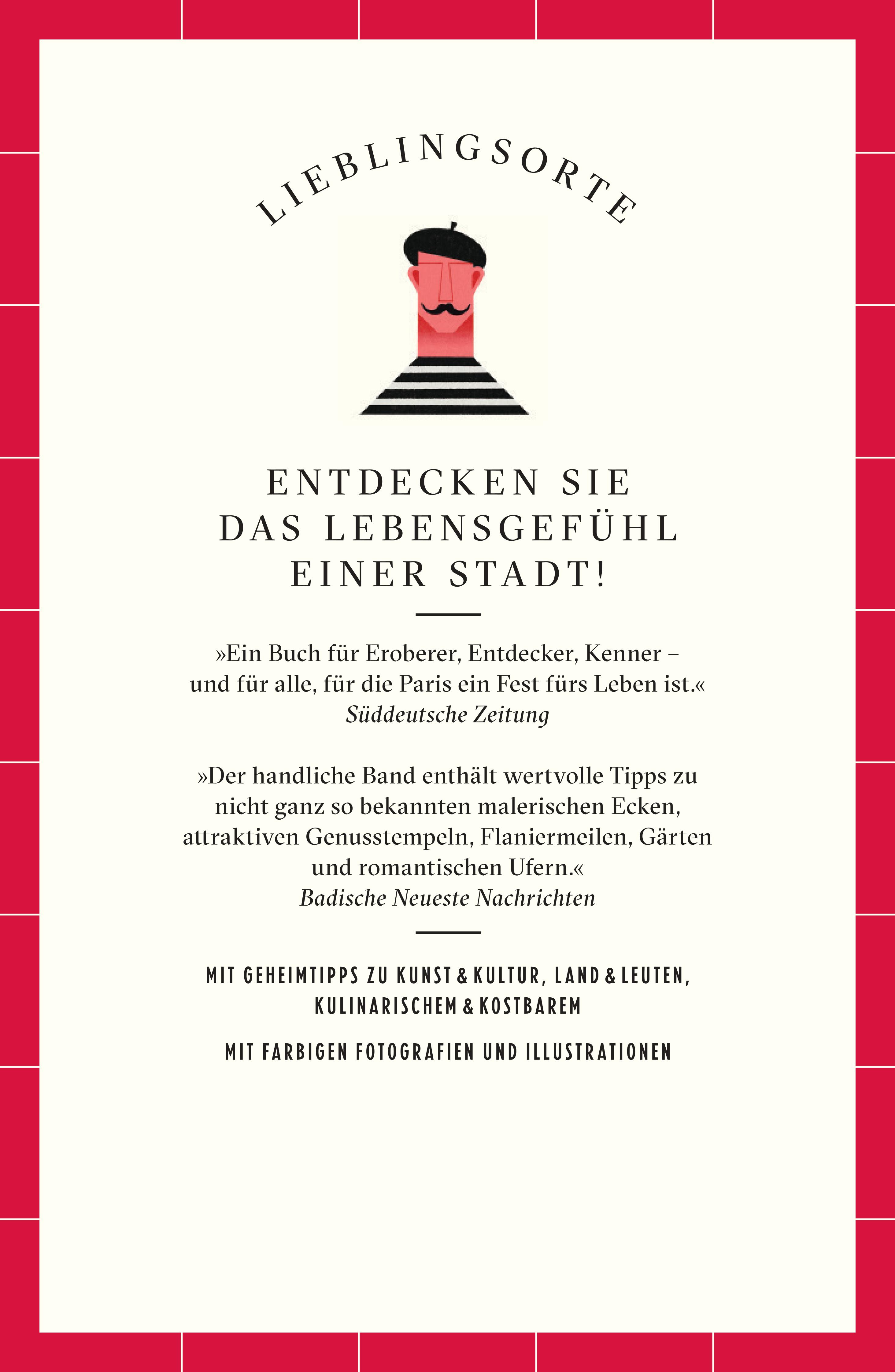 Rückseitencover Paris Reiseführer LIEBLINGSORTE