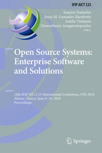 Vorderes Coverbild Open Source Systems: Enterprise Software and Solutions