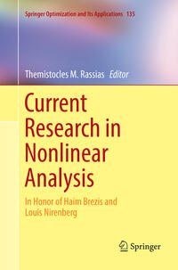 Vorderes Coverbild Current Research in Nonlinear Analysis