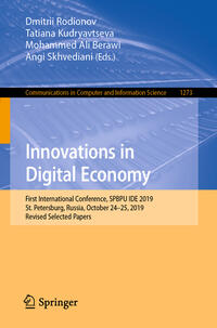 Vorderes Coverbild Innovations in Digital Economy