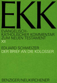 Vorderes Coverbild Der Brief an die Kolosser, EKK XII