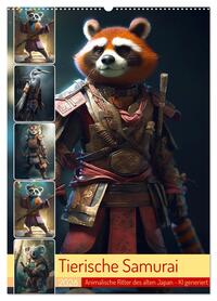 Vorderes Coverbild Tierische Samurai (Wandkalender 2026 DIN A2 hoch), CALVENDO Monatskalender