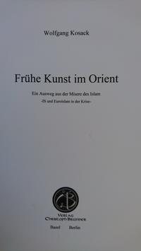 Vorderes Coverbild Frühe Kunst im Orient
