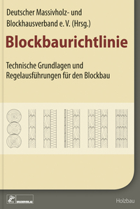 Vorderes Coverbild Blockbaurichtlinie