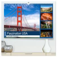 Vorderes Coverbild Faszination USA - traumhafter Südwesten (hochwertiger Premium Wandkalender 2025 DIN A2 quer), Kunstdruck in Hochglanz