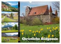 Vorderes Coverbild Christliche Bildpoesie (Wandkalender 2025 DIN A3 quer), CALVENDO Monatskalender