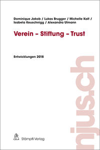 Vorderes Coverbild Verein - Stiftung - Trust