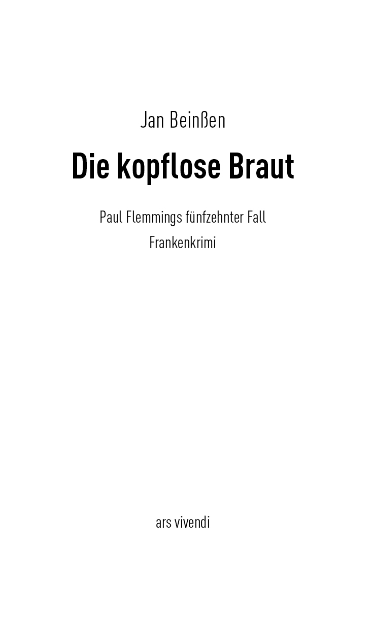 Beispielinhalt (Bild) Die kopflose Braut