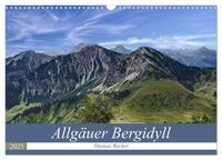 Vorderes Coverbild Allgäuer Bergidyll (Wandkalender 2025 DIN A3 quer), CALVENDO Monatskalender