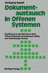 Vorderes Coverbild Dokumentaustausch in Offenen Systemen