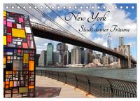 Vorderes Coverbild New York - Stadt deiner Träume (Tischkalender 2025 DIN A5 quer), CALVENDO Monatskalender