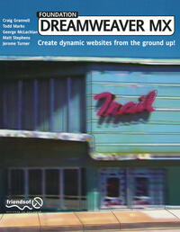 Vorderes Coverbild Foundation Dreamweaver MX