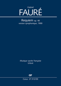 Vorderes Coverbild Requiem. Fassung für Sinfonieorchester (Klavierauszug)