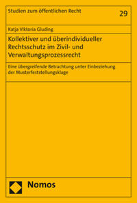 Vorderes Coverbild Kollektiver und überindividueller Rechtsschutz im Zivil- und Verwaltungsprozessrecht